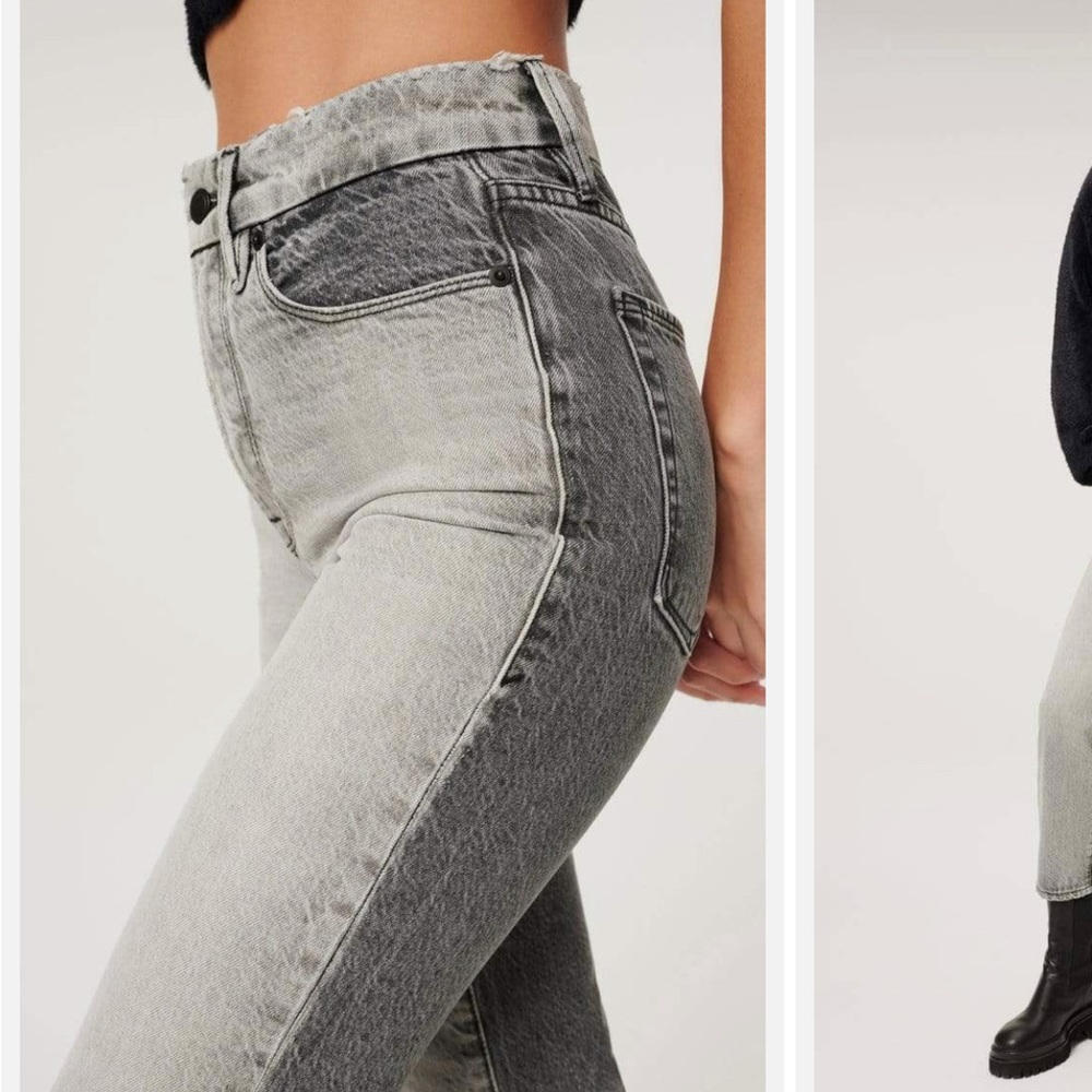 || Good American || Two Tone Jean